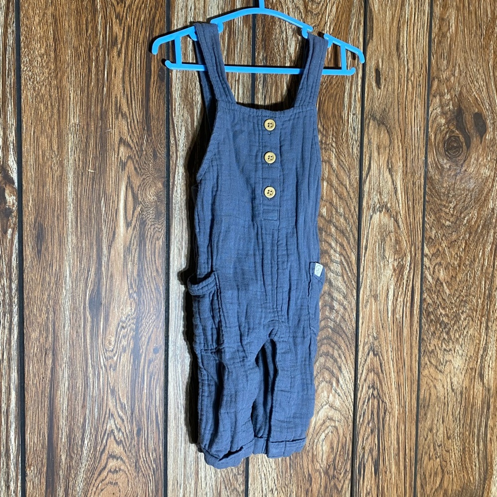 Carter's Blue Jumpsuit Classic Bib Design